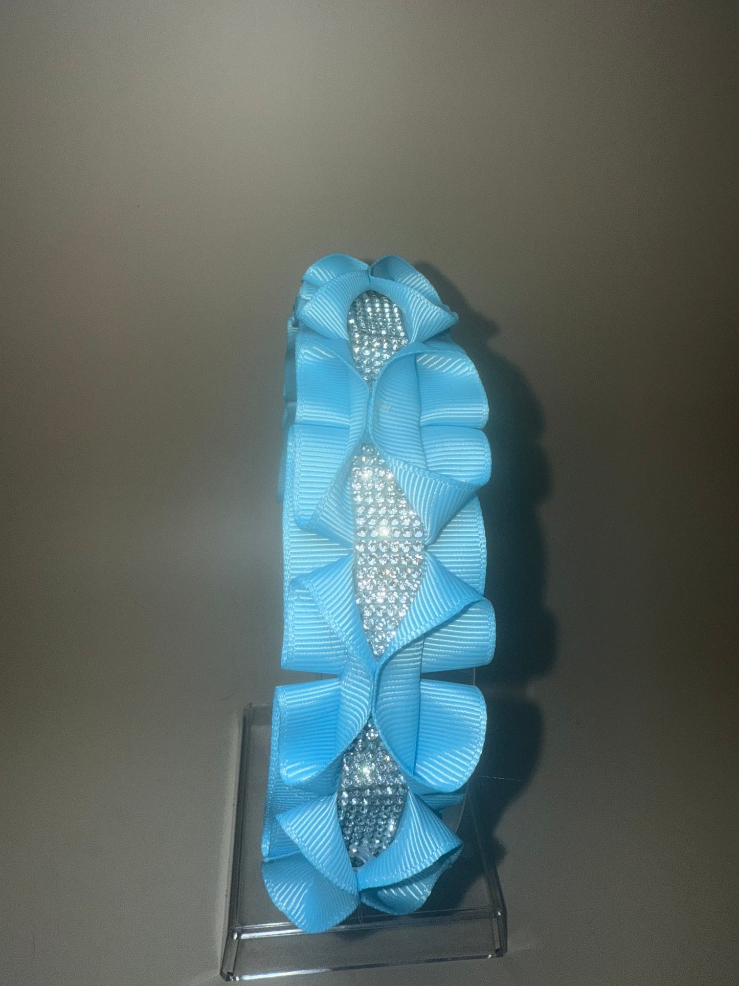 Aurora Headband – Crystal Blue Luxe Statement Piece