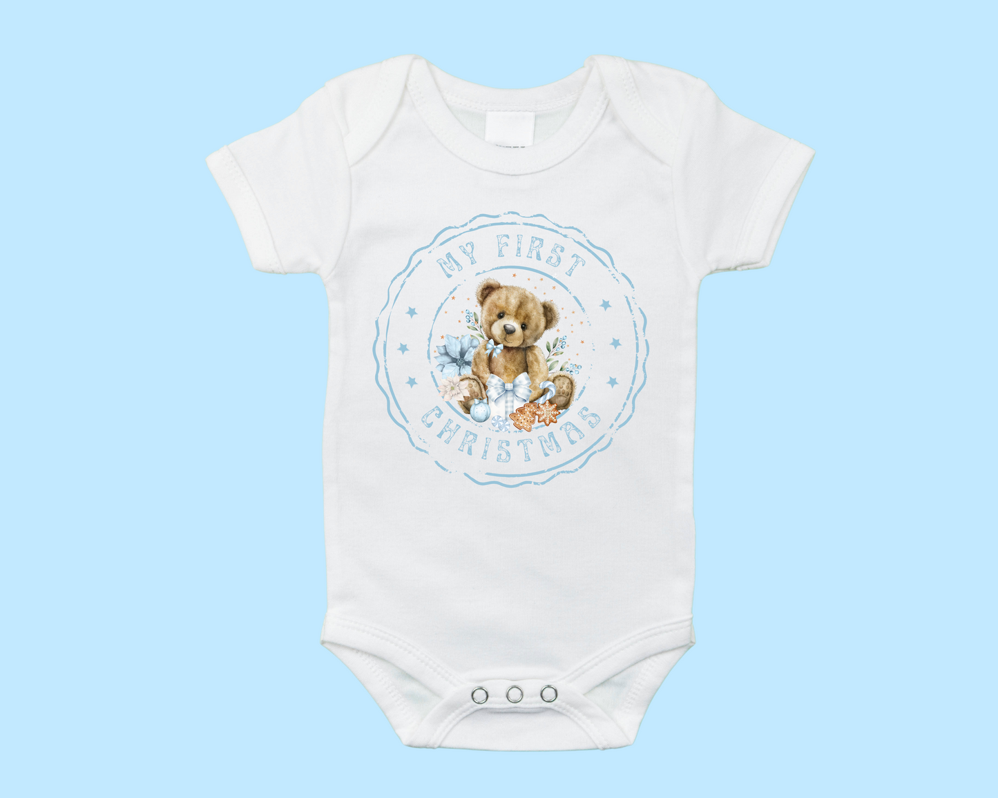 my first Christmas baby grow (boy)