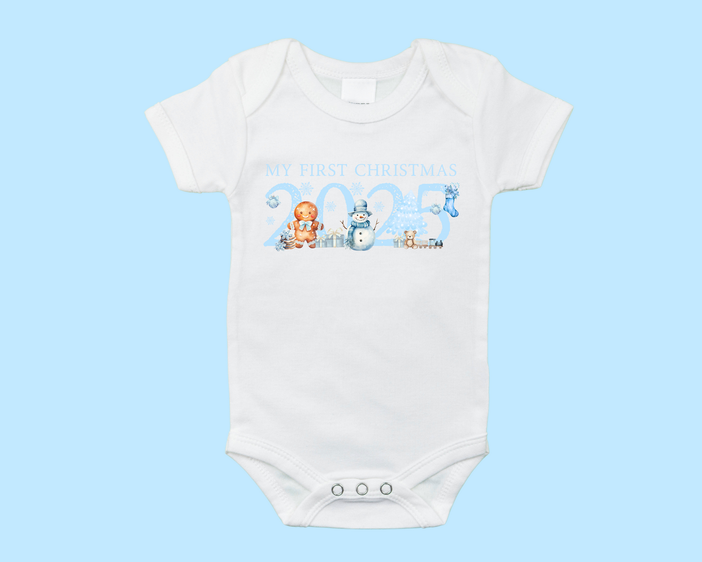my first Christmas baby grow (boy)