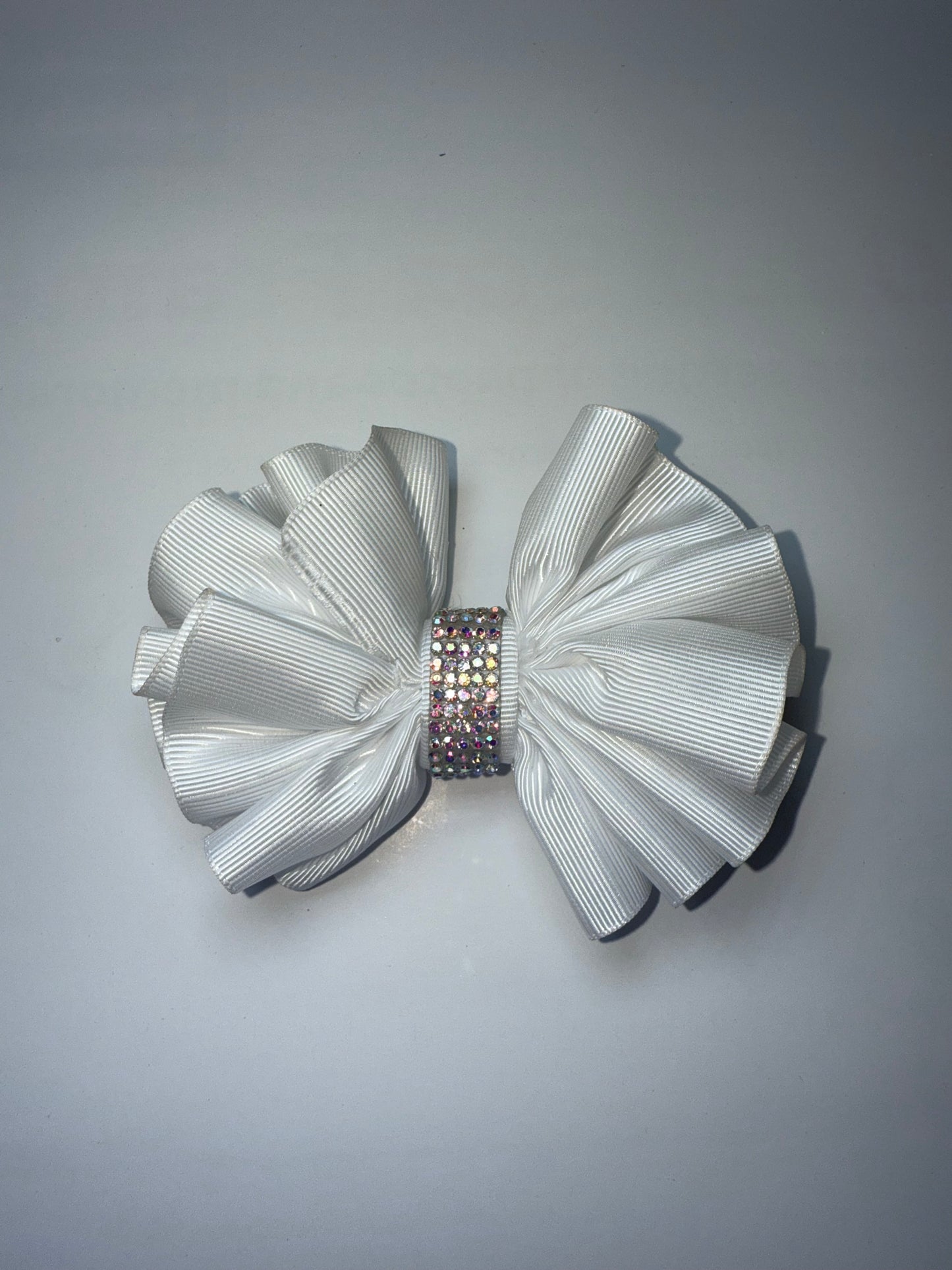 Boutique Hair Bow | Handmade Girls Hair Accessories UK | School, Toddler & Party Bows | Plain & Rhinestone Options
