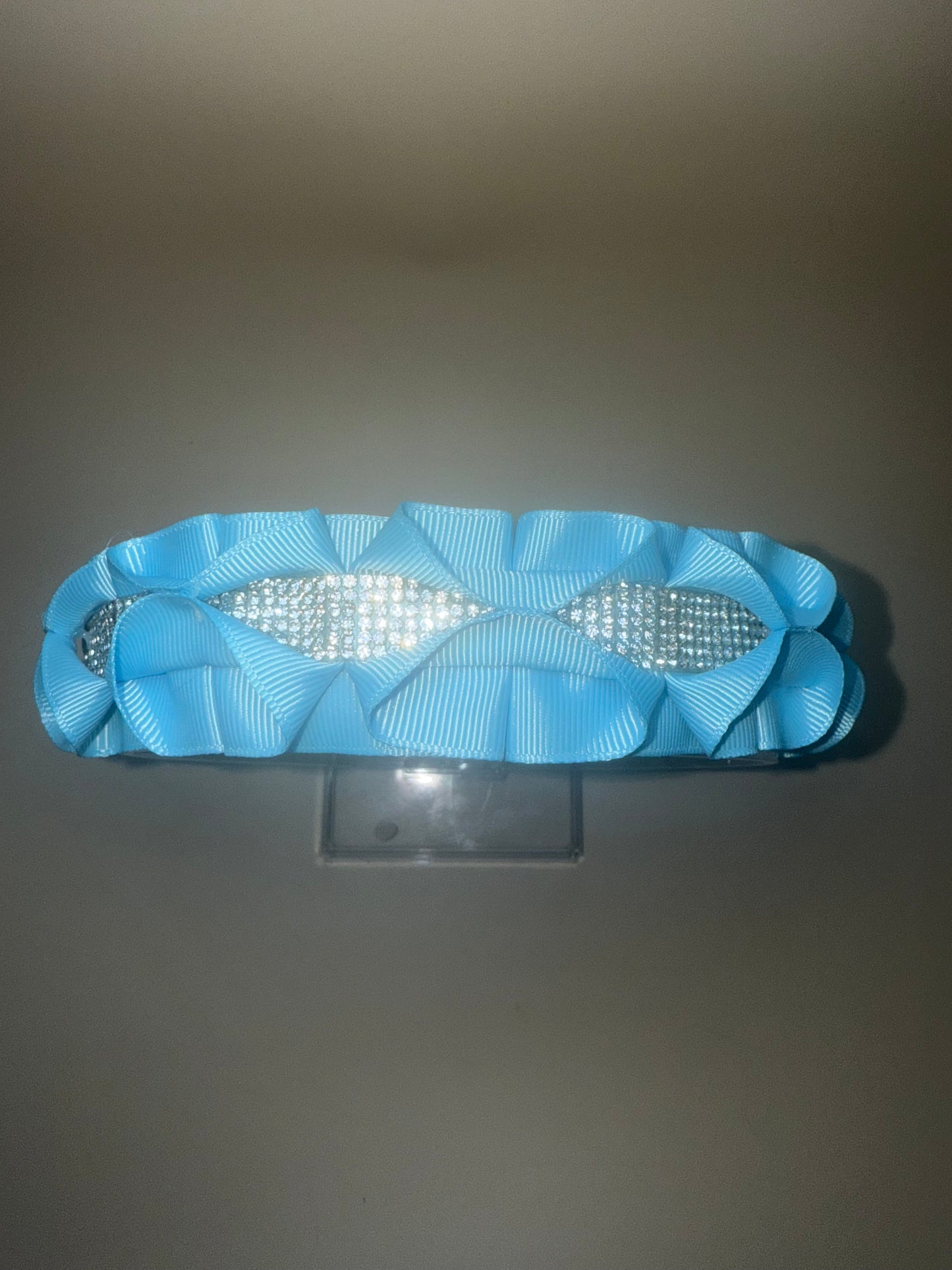 Aurora Headband – Crystal Blue Luxe Statement Piece