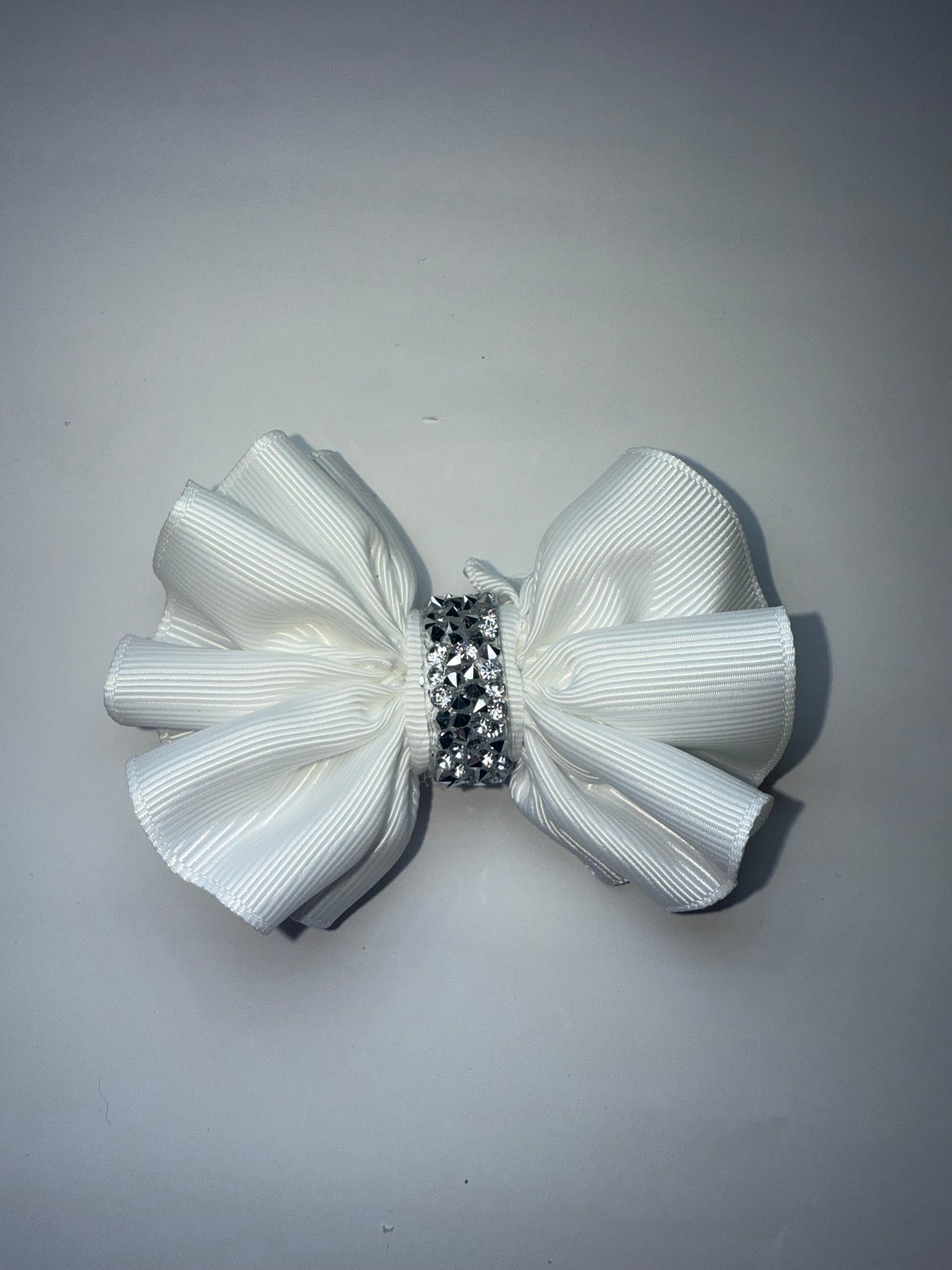 Boutique Hair Bow | Handmade Girls Hair Accessories UK | School, Toddler & Party Bows | Plain & Rhinestone Options