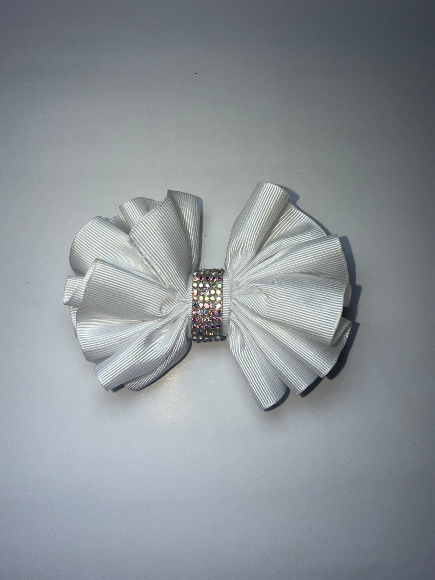 Boutique Hair Bow | Handmade Girls Hair Accessories UK | School, Toddler & Party Bows | Plain & Rhinestone Options