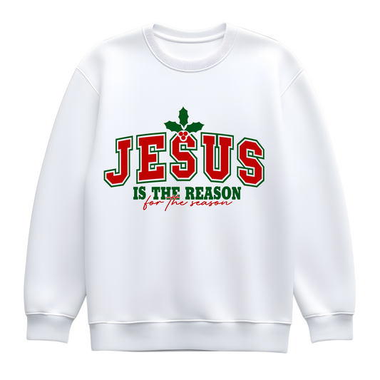 Jesus Is The Reason For The Season Christmas Sweatshirt – Christian Holiday Jumper