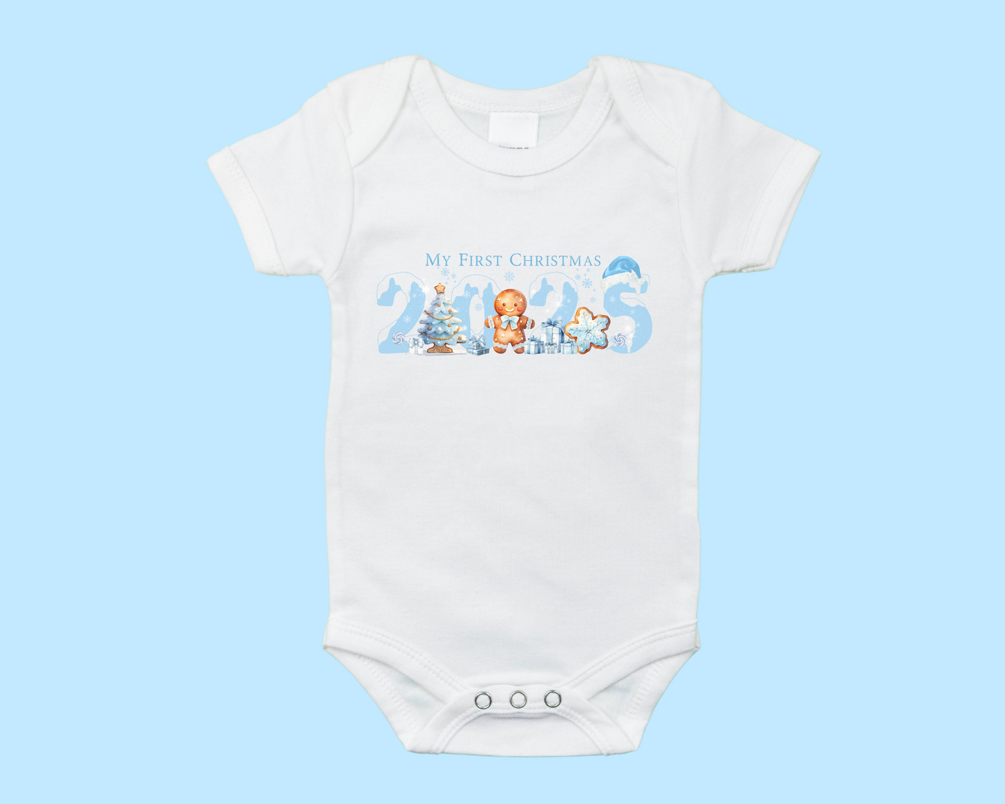 my first Christmas baby grow (boy)