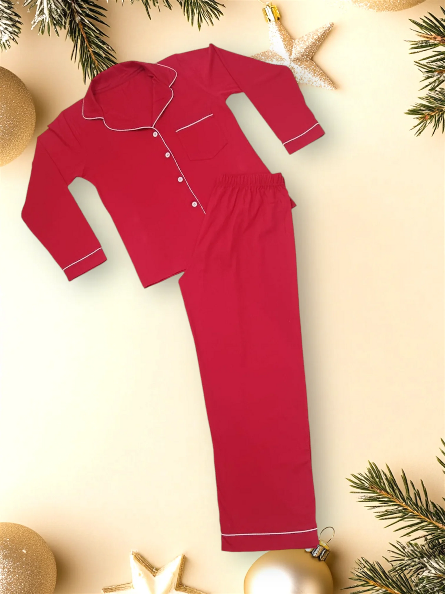 Personalised Christmas Pyjamas – Pre-Order (Newborn to 5XL)