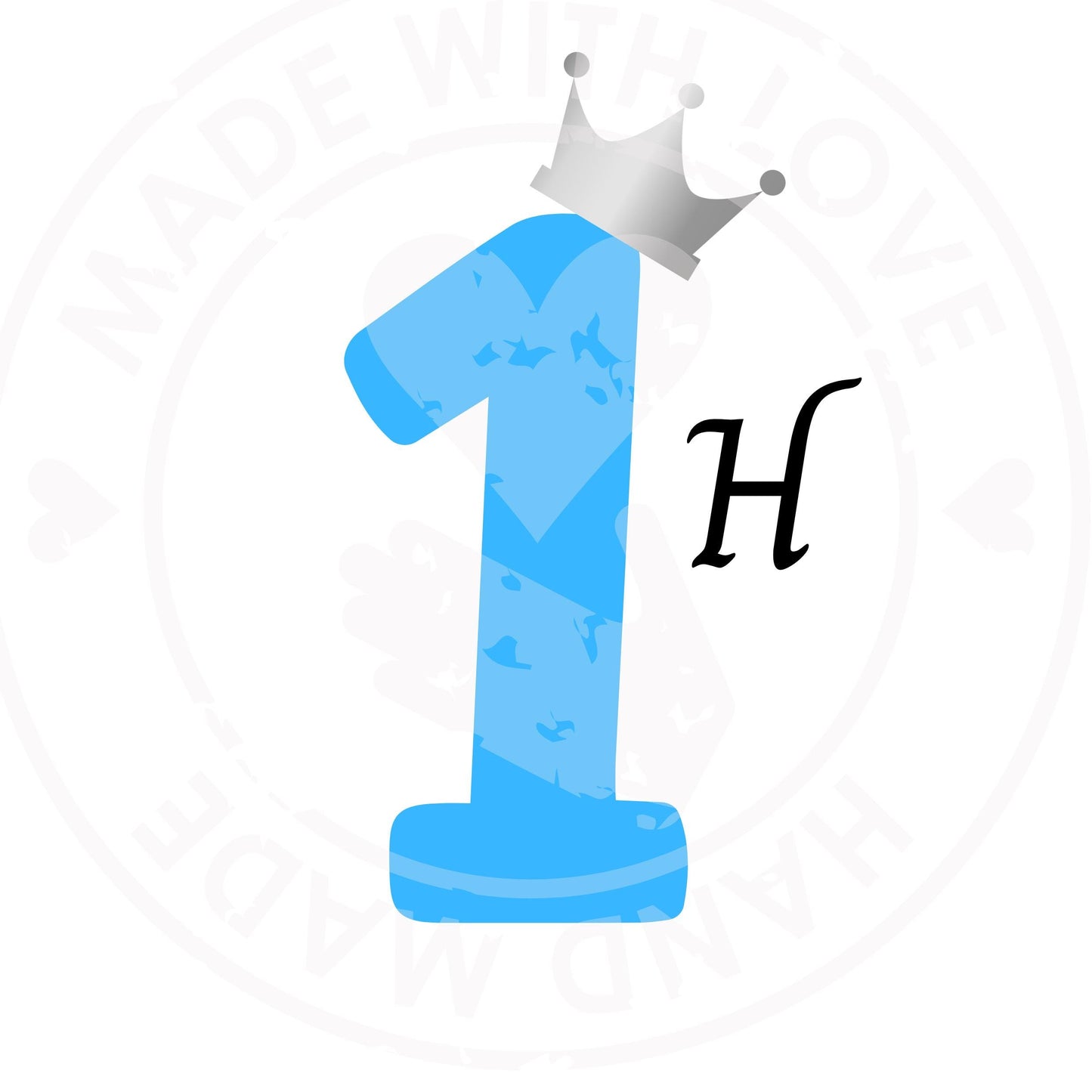 Personalized 1st Birthday DTF Iron-On Transfer: Teddy & Elephant Design